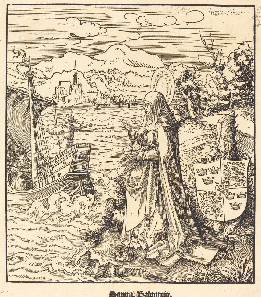 Saint Walpurgis by Leonhard Beck