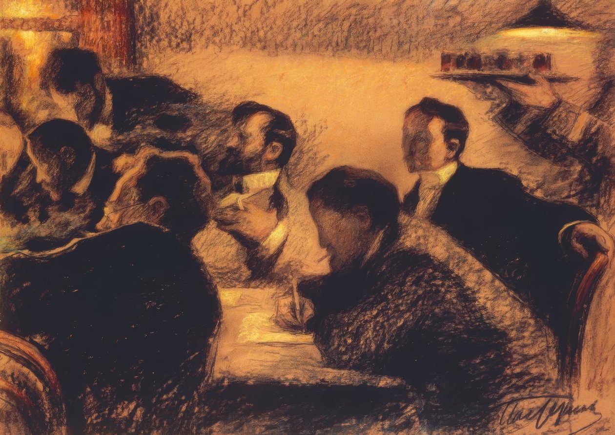 Group Portrait by Leonid Osipovic Pasternak