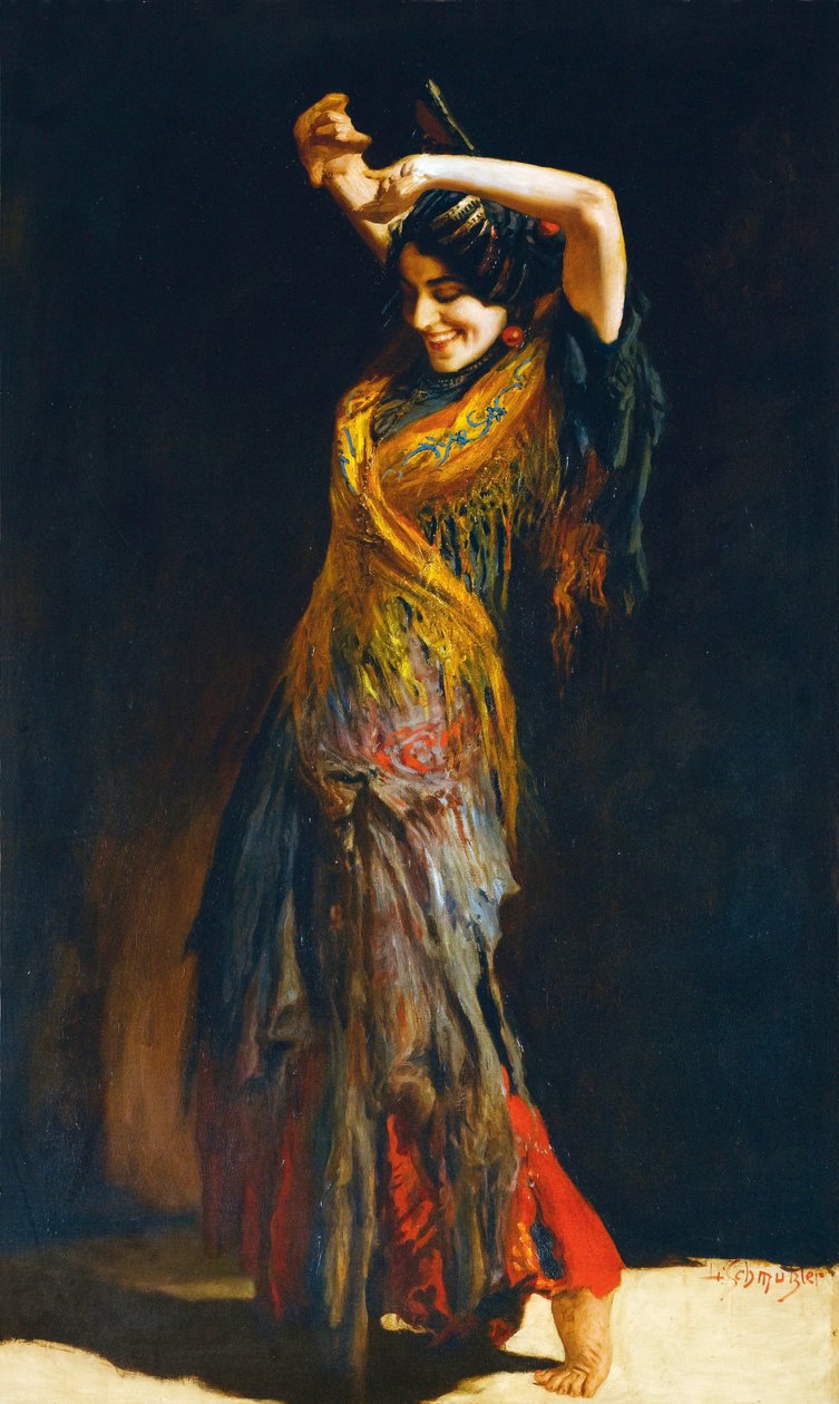 The Flamenco Dancer by Leopold Schmutzler
