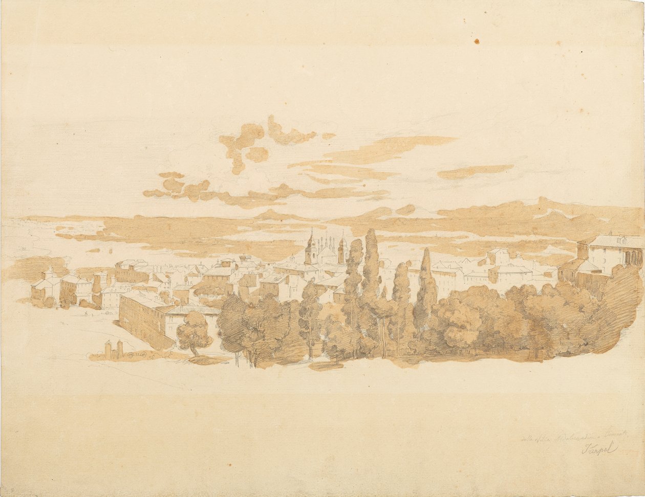 View of Frascati by Leopold Kerpel