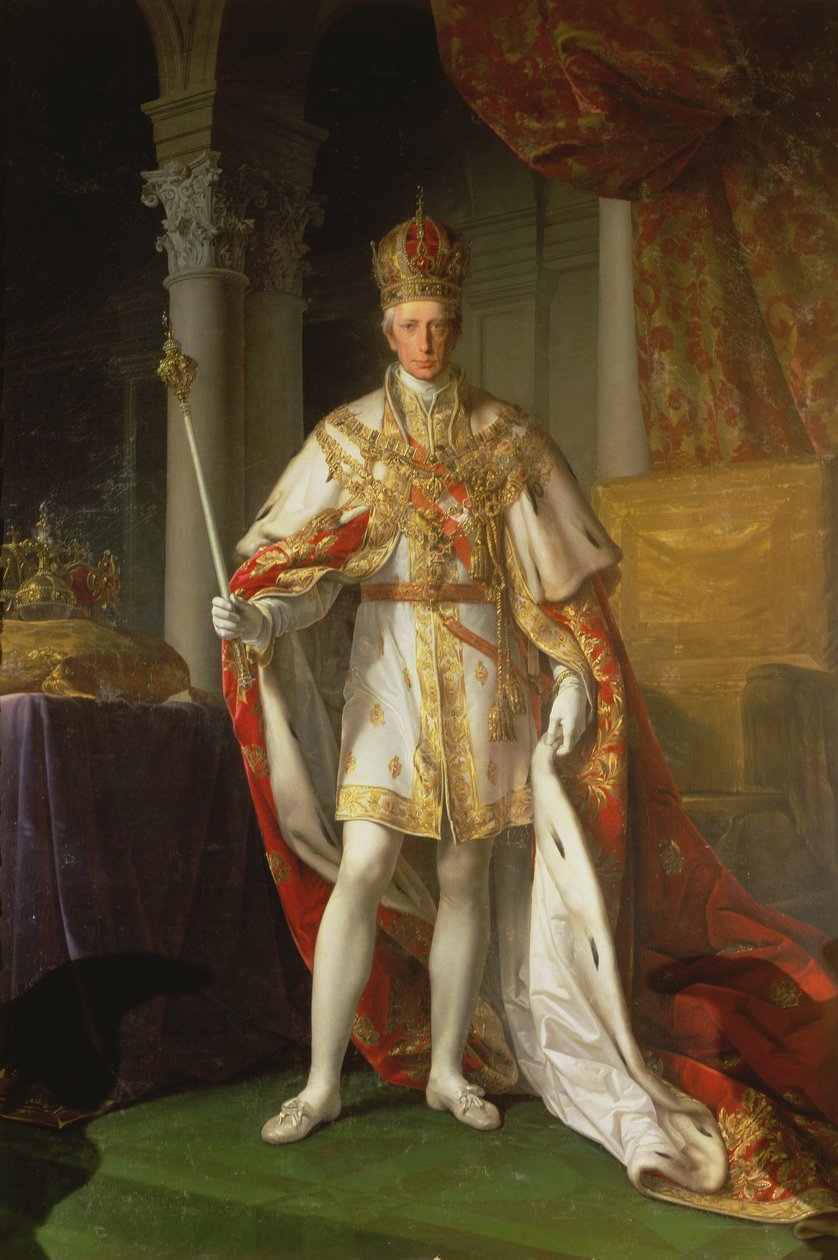 Emperor Franz II of Austria (1768-1835) by Leopold Kupelwieser
