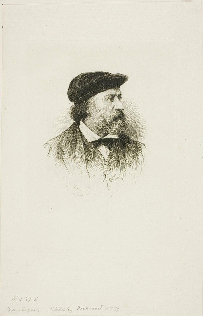 Portrait of Daubigny by Leopold Massard