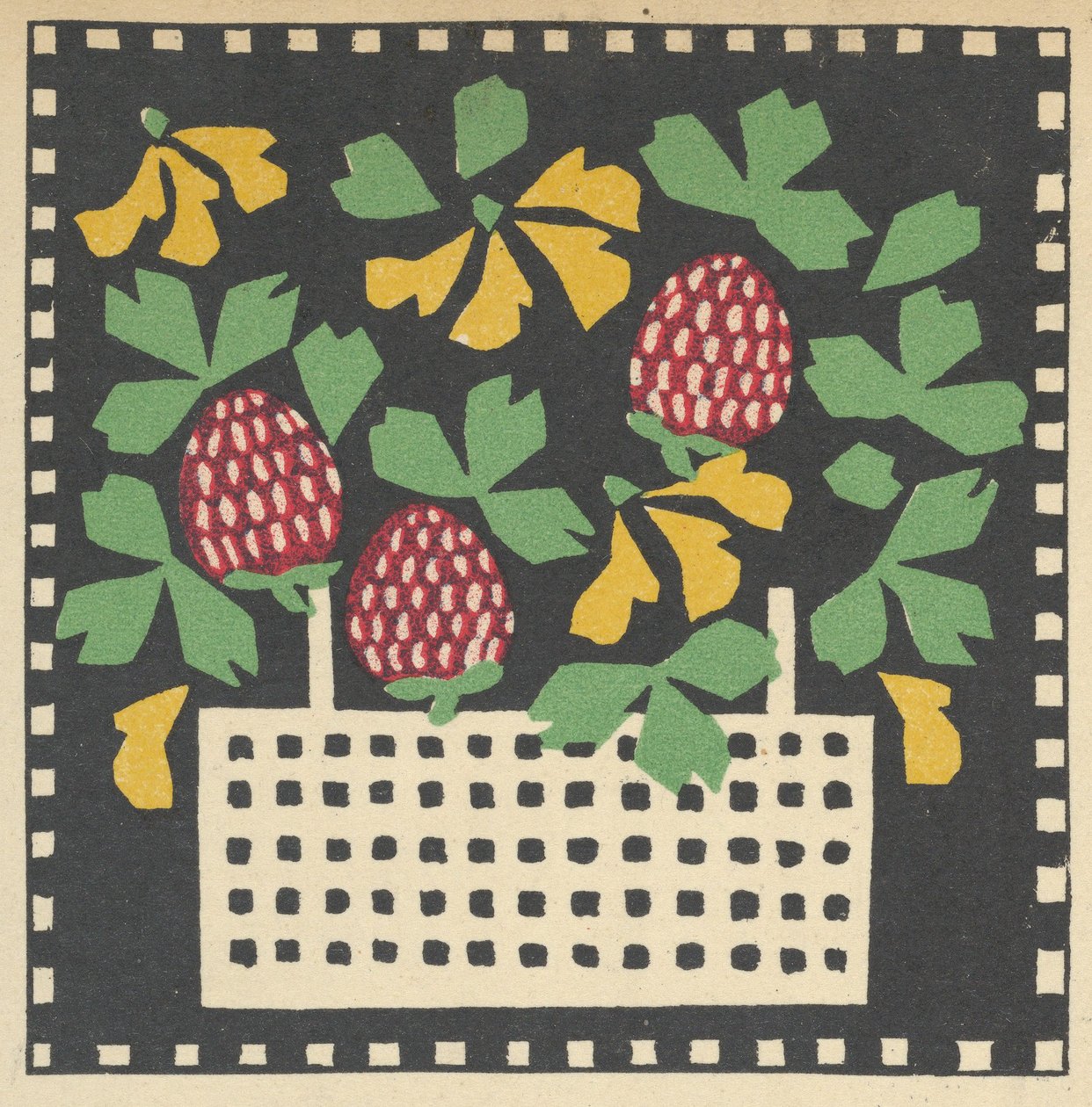 Basket of Flowers by Leopoldine Kolbe
