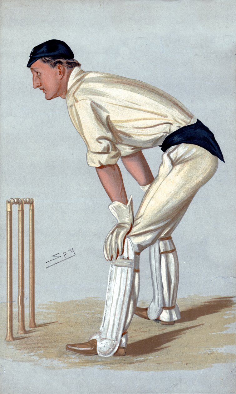 Oxford Cricket, 1889 by Leslie Matthew Ward