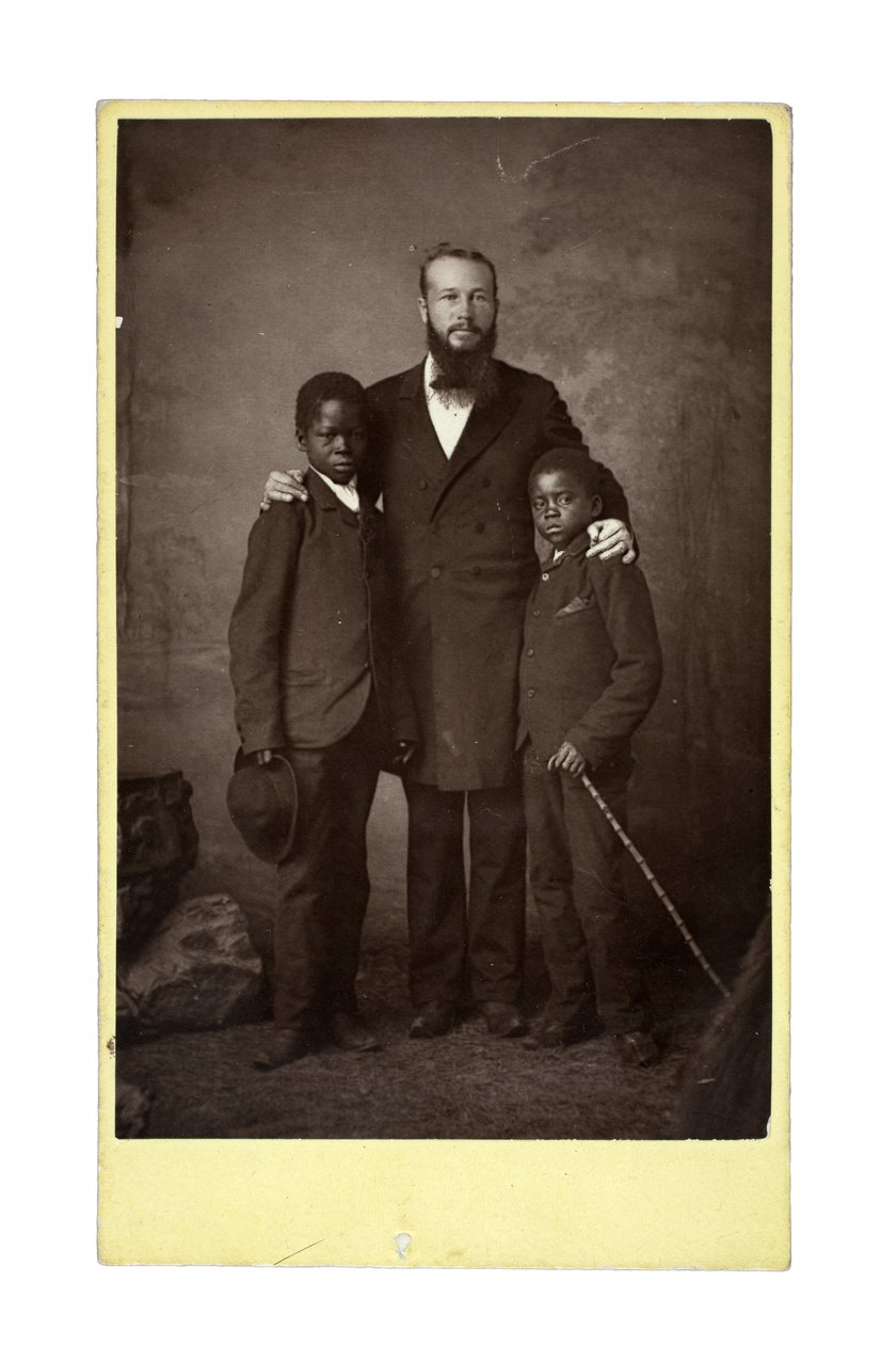 Two Boys from the Congo Training Institute for African Students, Llangollen, Wales by Lettsome and Sons