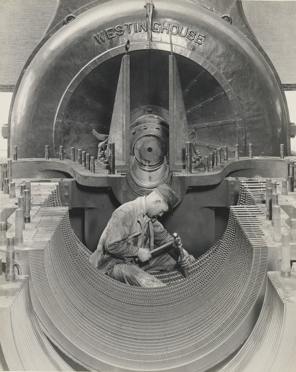 Heart of the Turbine by Lewis W. Hine