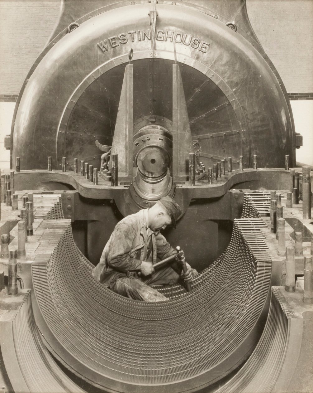 Heart of the Turbine by Lewis W. Hine