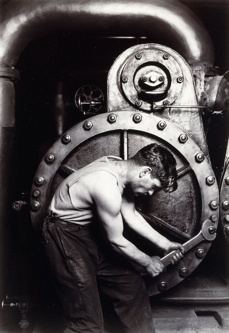 Powerhouse Mechanic by Lewis Wickes Hine