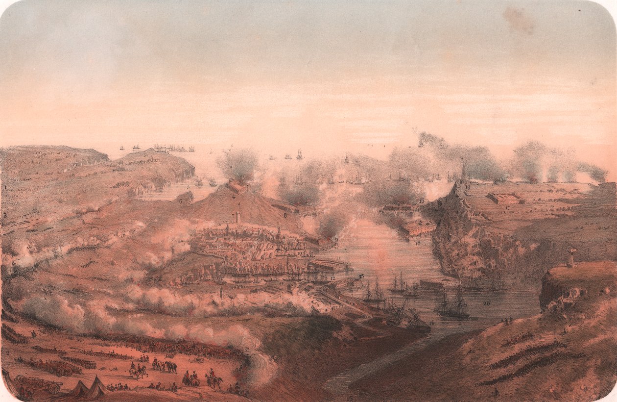Bombardment of Sevastopol by Unbekannt Unbekannt