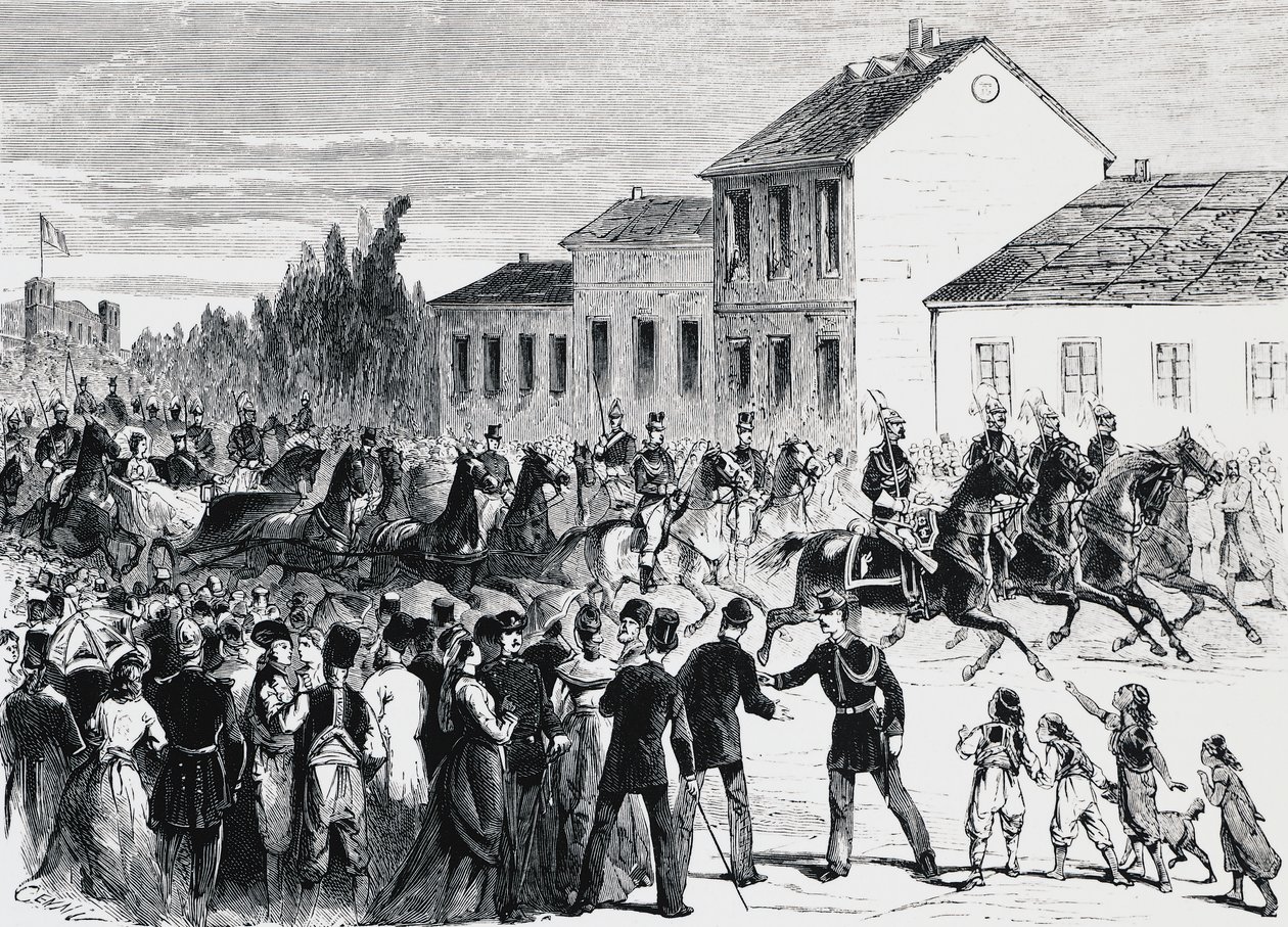 Grand Duke Michael Entering Bucharest by Unbekannt Unbekannt