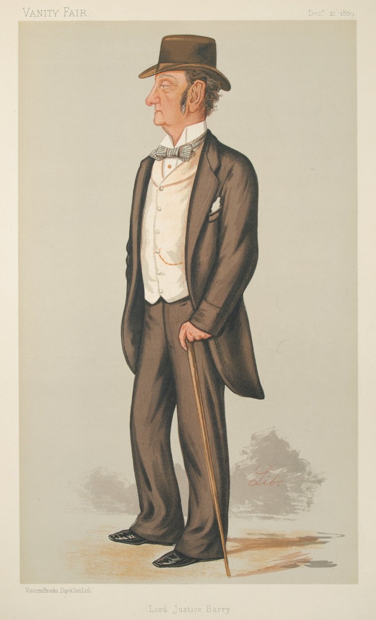 Charles Robert Barry, Vanity Fair, December 21, 1889 by Liborio Prosperi