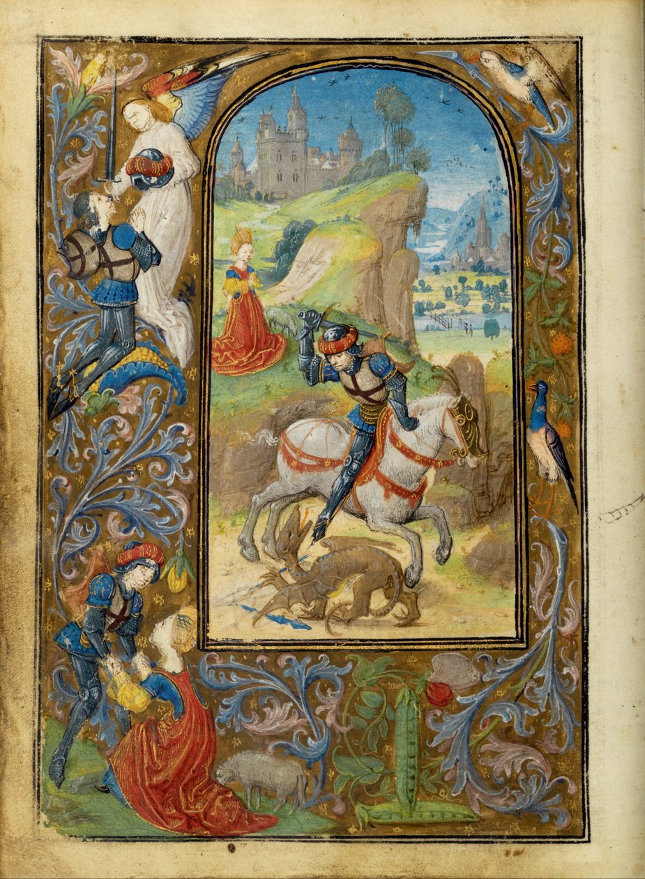 Saint George and the Dragon by Lieven van Lathem