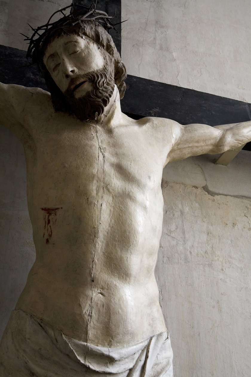Christ on the Cross (detail) by Ligier Richier