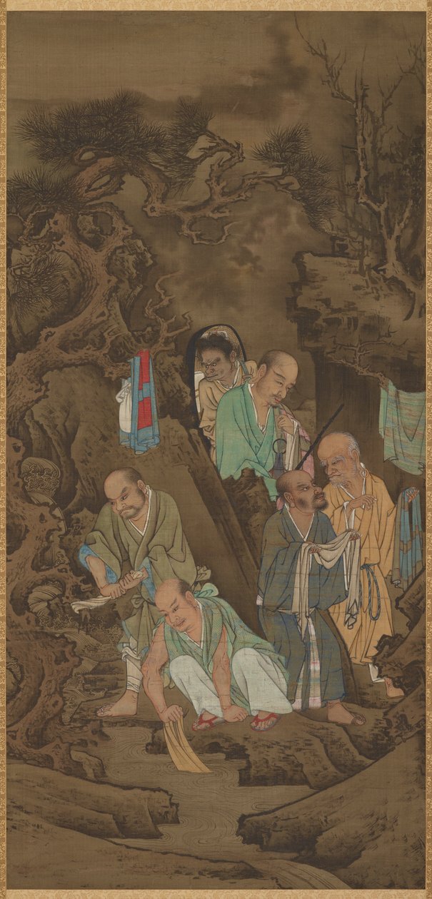 Luohan Laundering, 1178 by Lin Tinggui