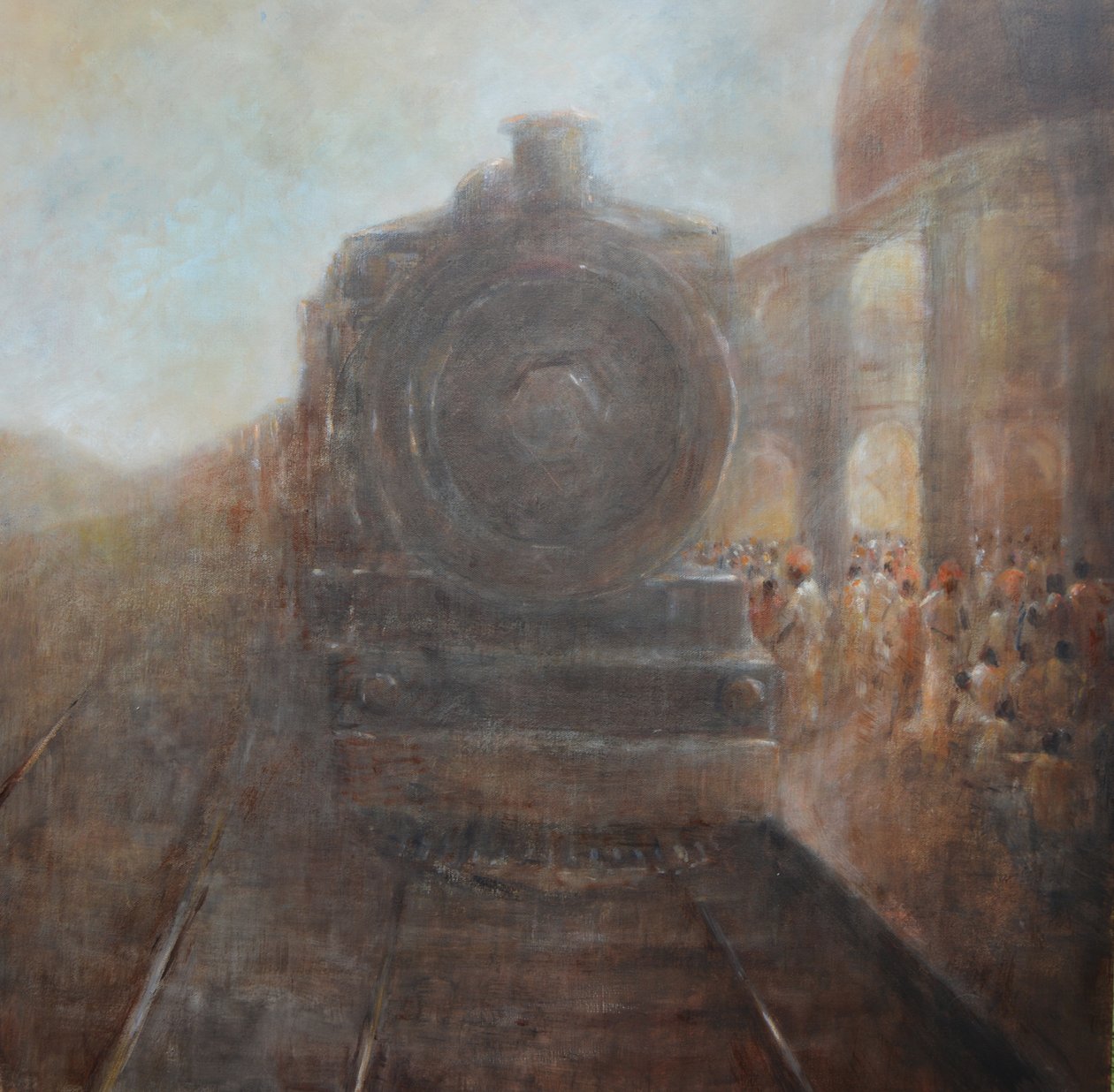 Deogahr Station by Lincoln Seligman
