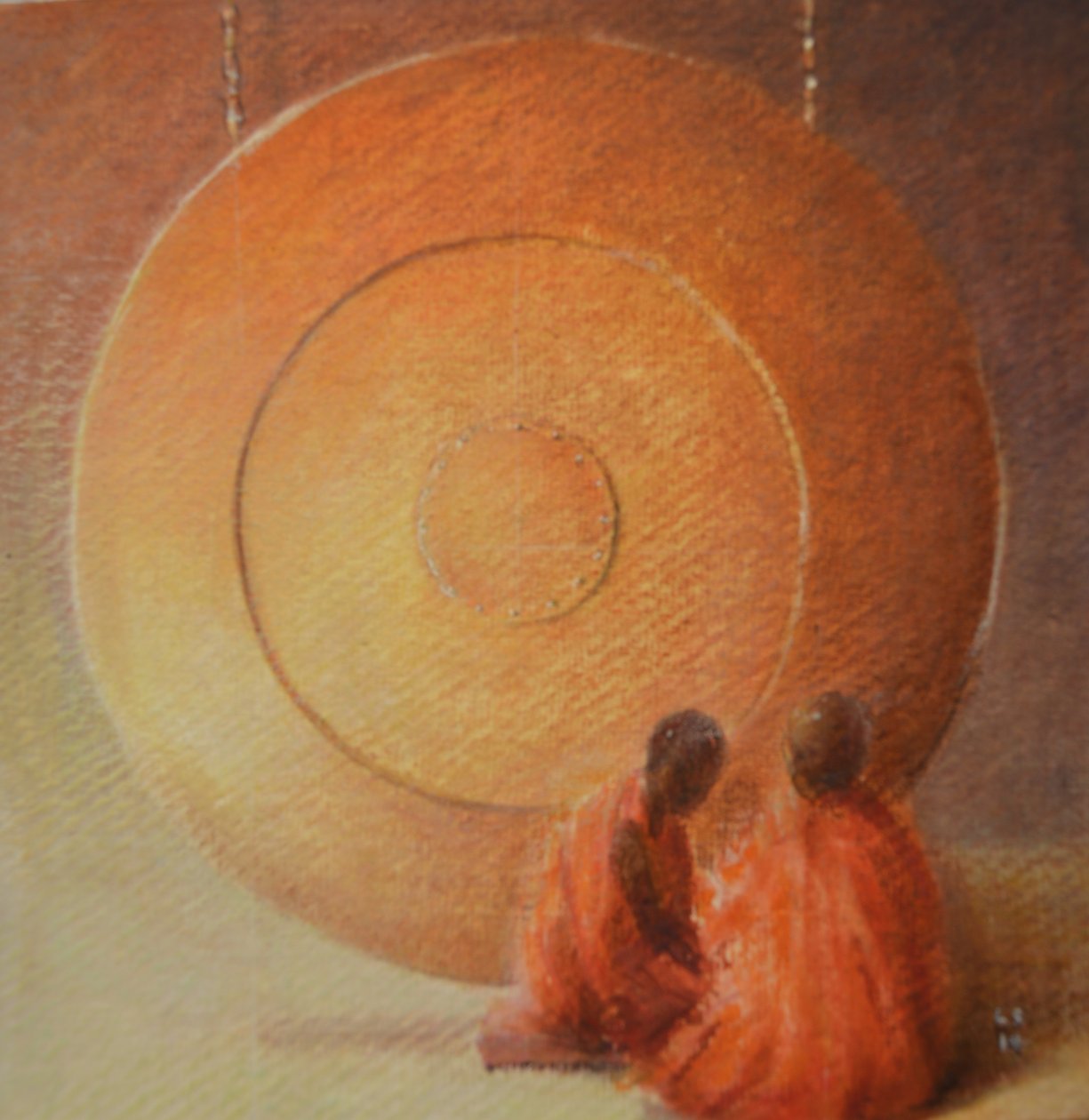 Monk, Gong and Pupil by Lincoln Seligman