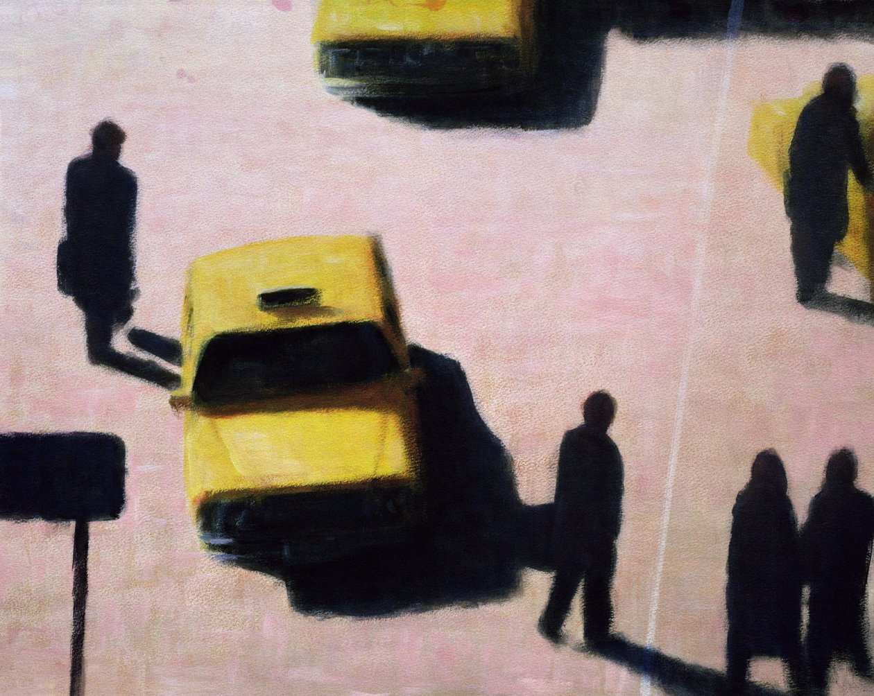 New York Taxis by Lincoln Seligman