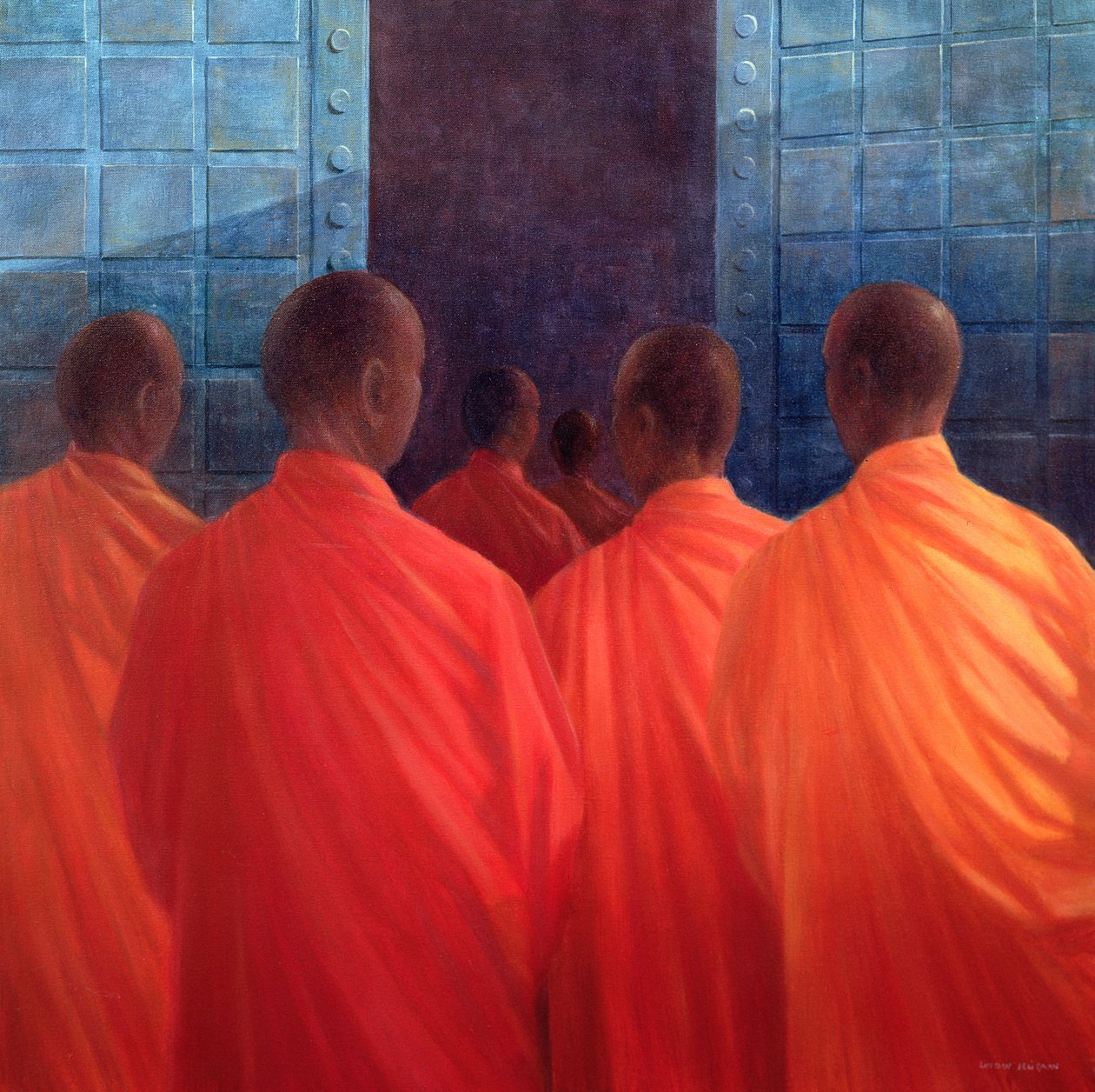 Saffron Monks by Lincoln Seligman