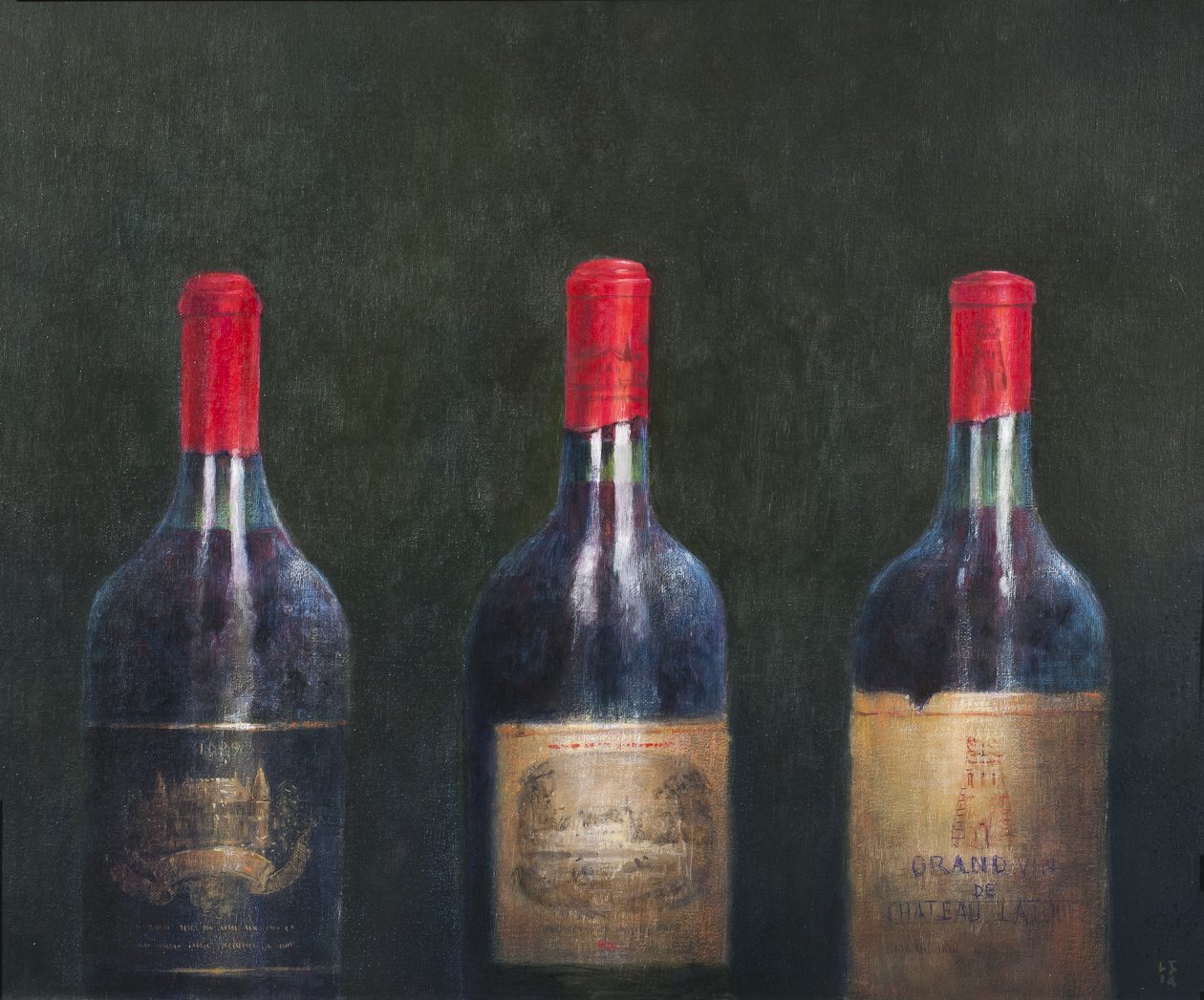 Three Great Clarets, 2014 by Lincoln Seligman