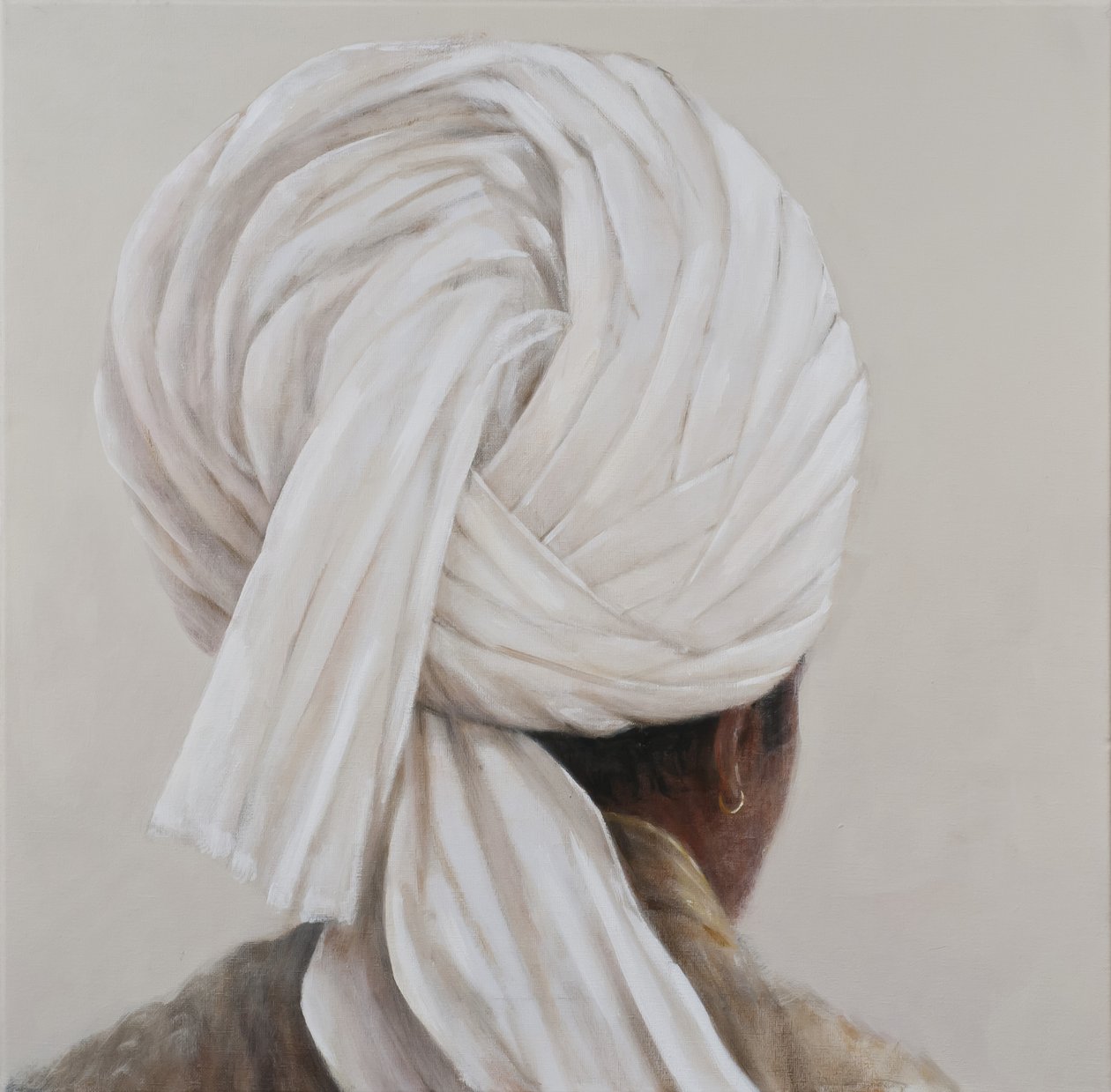 White Turban by Lincoln Seligman
