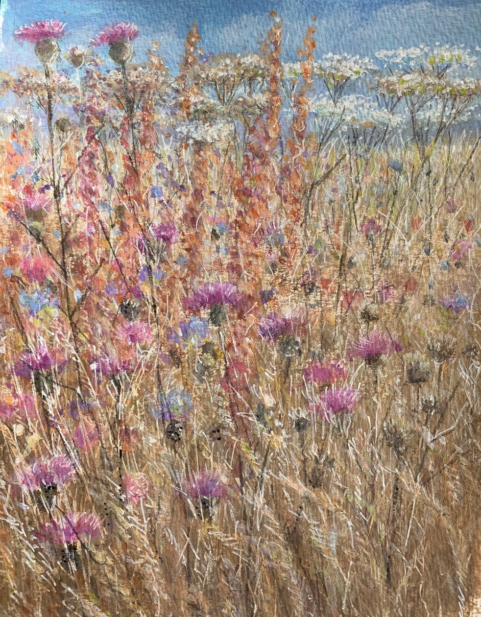 Scabious and Docks by Lincoln Seligman