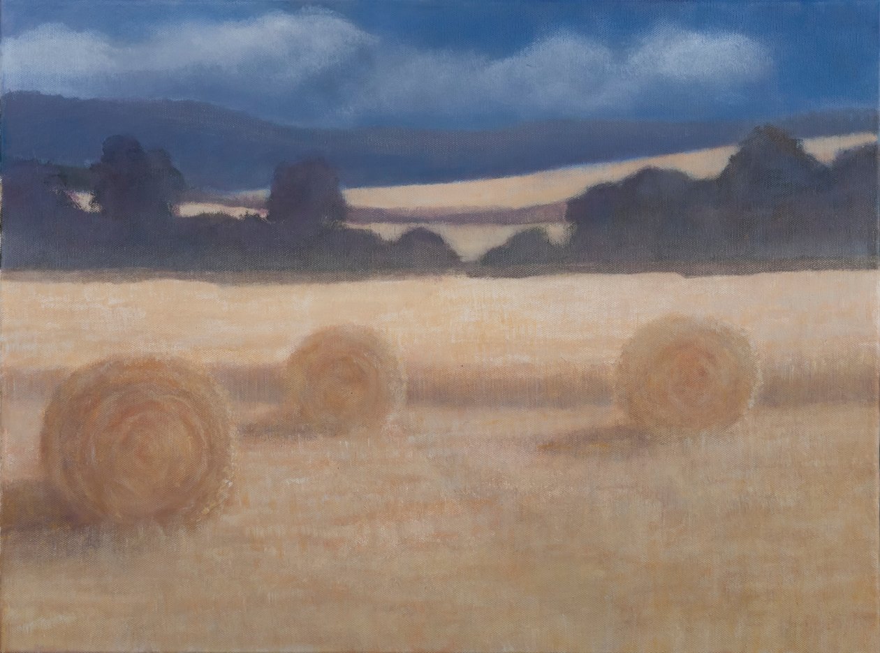 Two Hay Bales by Lincoln Seligman