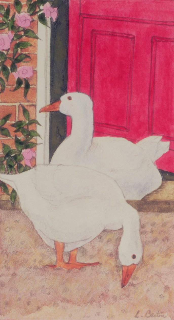 Ducks by the Open Door by Linda Benton