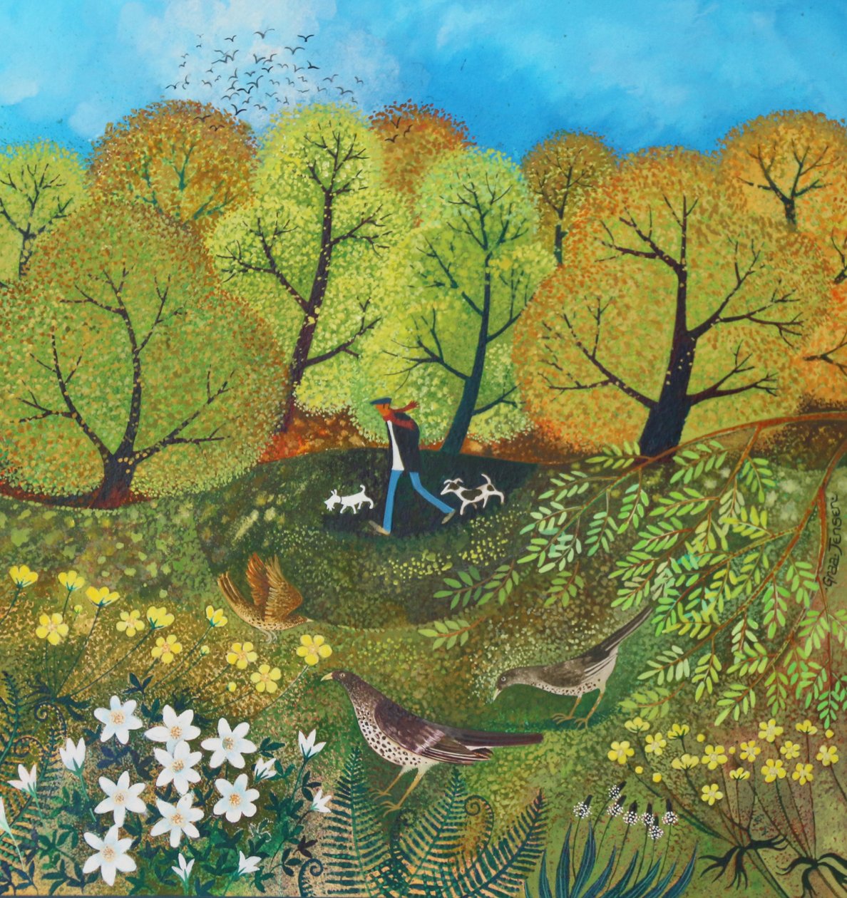 Dog Walker, 2016 by Lisa Graa Jensen