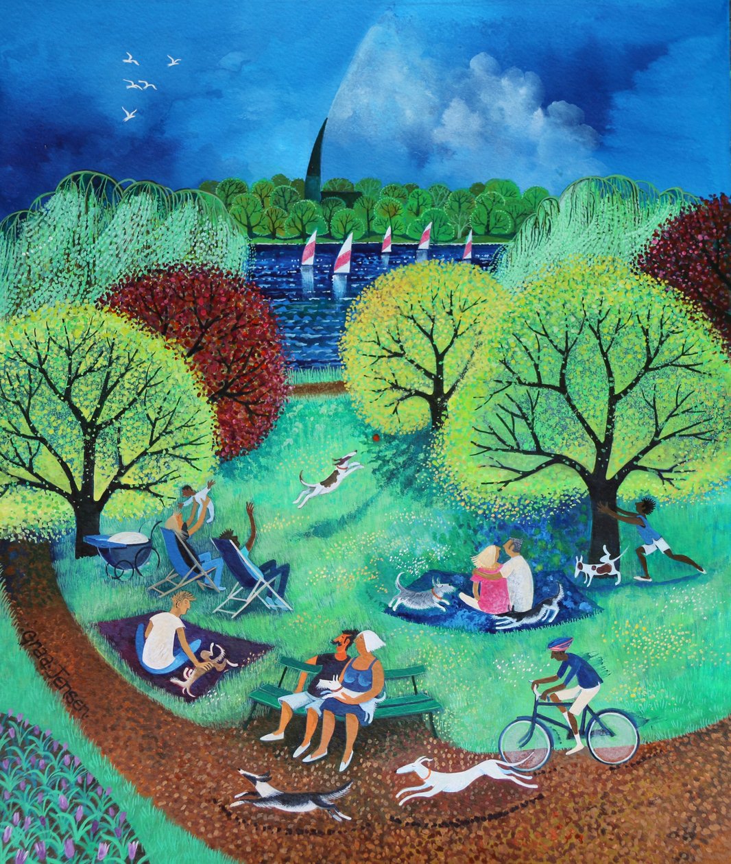 Boating Lake, 2017 by Lisa Graa Jensen