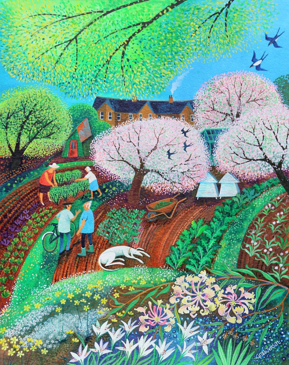 Dozey Dog by Lisa Graa Jensen