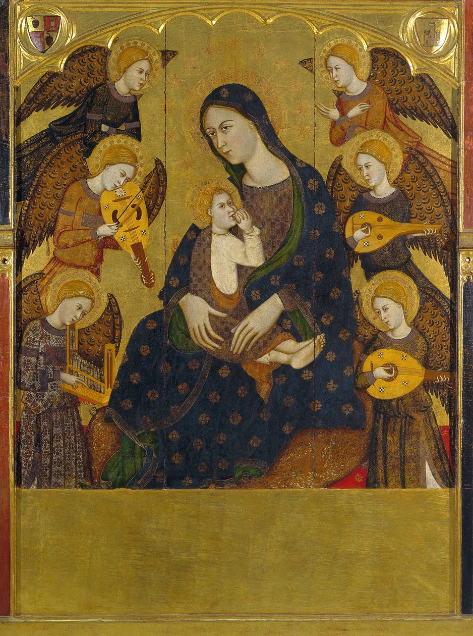 Virgin Suckling the Child by Llorenç Saragossà