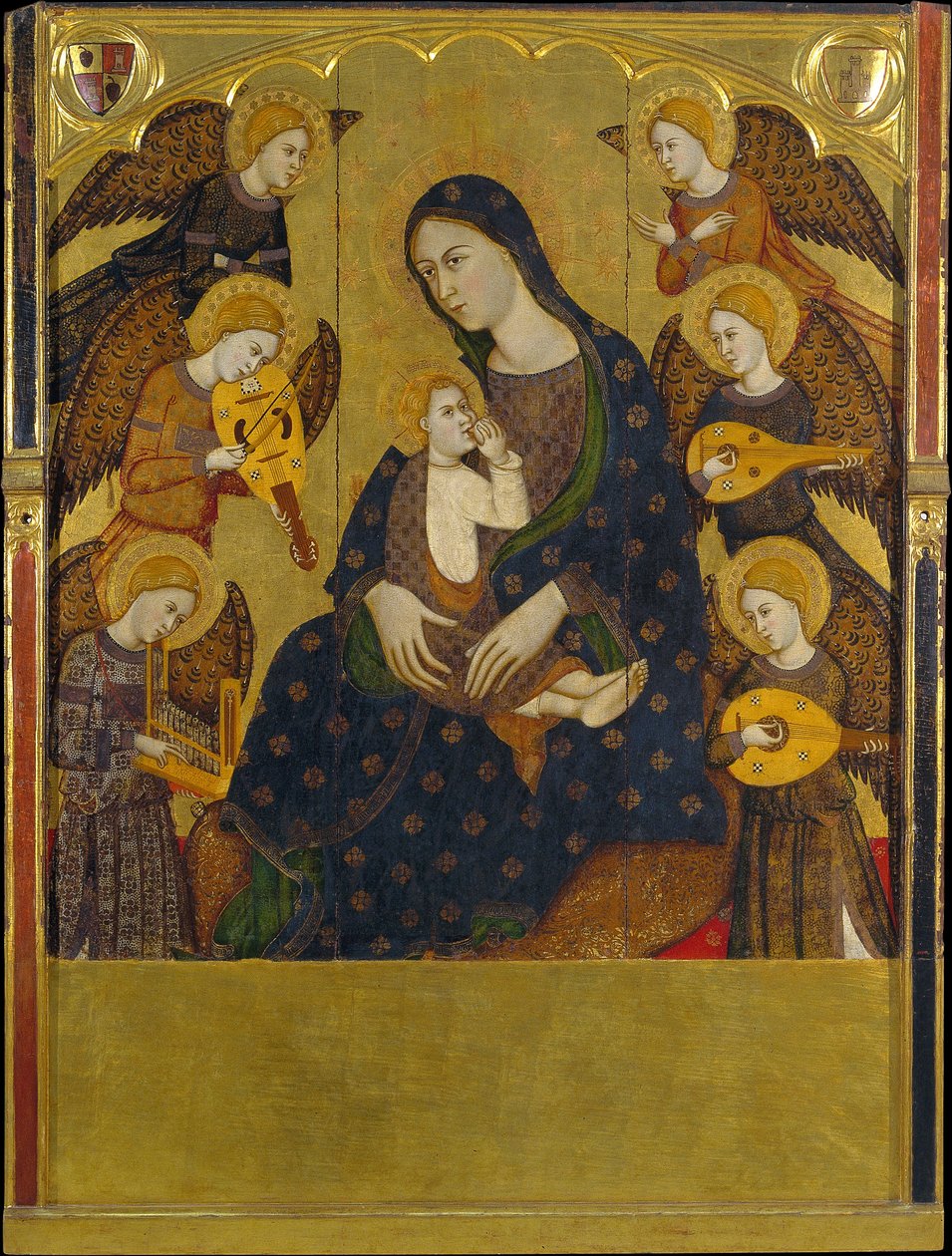 Virgin Suckling the Child by Llorenç Saragossà