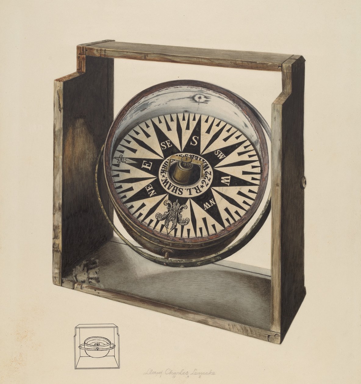 Compass by Lloyd Charles Lemcke