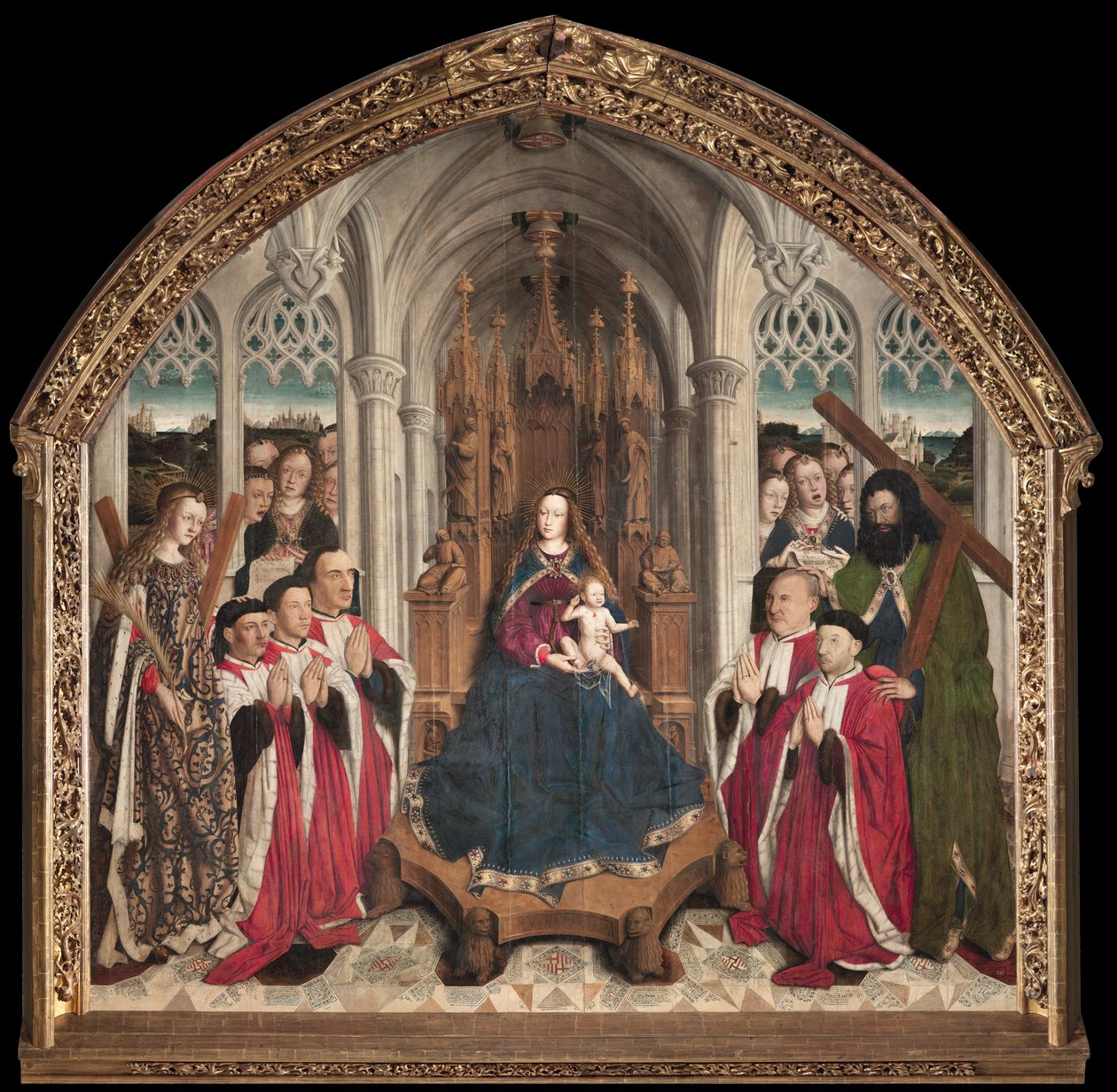 Virgin of the Consellers by Lluís Dalmau