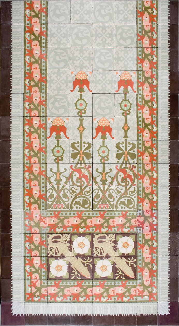 Hydraulic Floor Tiles by Lluís Domènech i Montaner