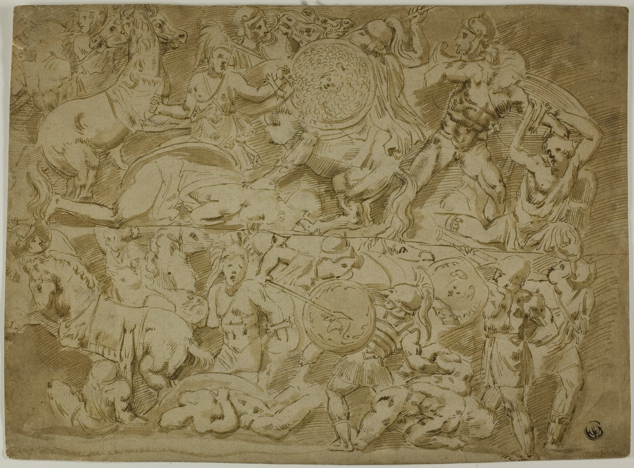Battle of Amazons by Lodovico Carracci
