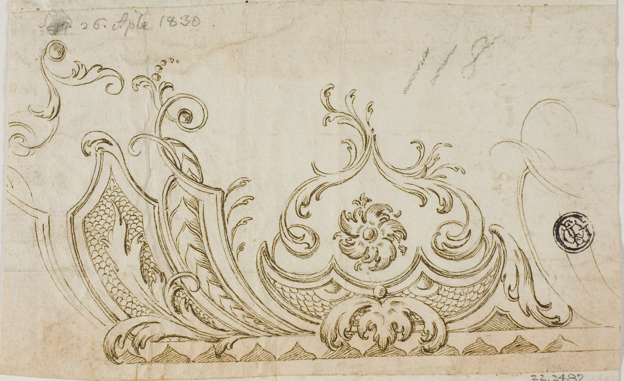 Decorative Design by Lodovico Carracci