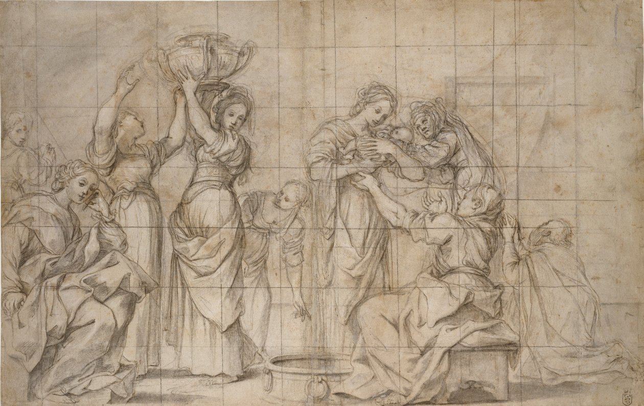 The Birth of the Baptist by Lodovico Carracci