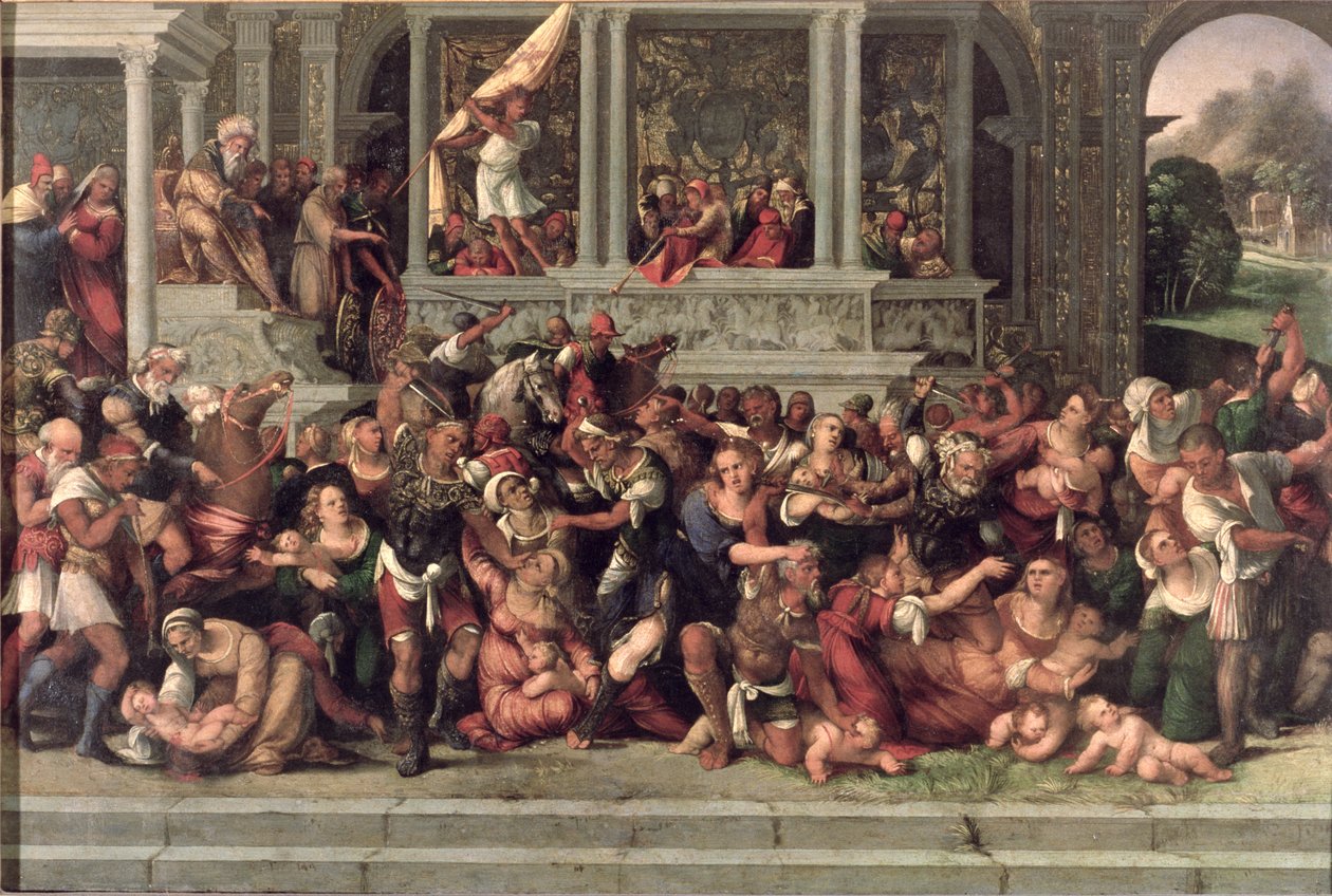 The Massacre of the Innocents by Lodovico Mazzolino