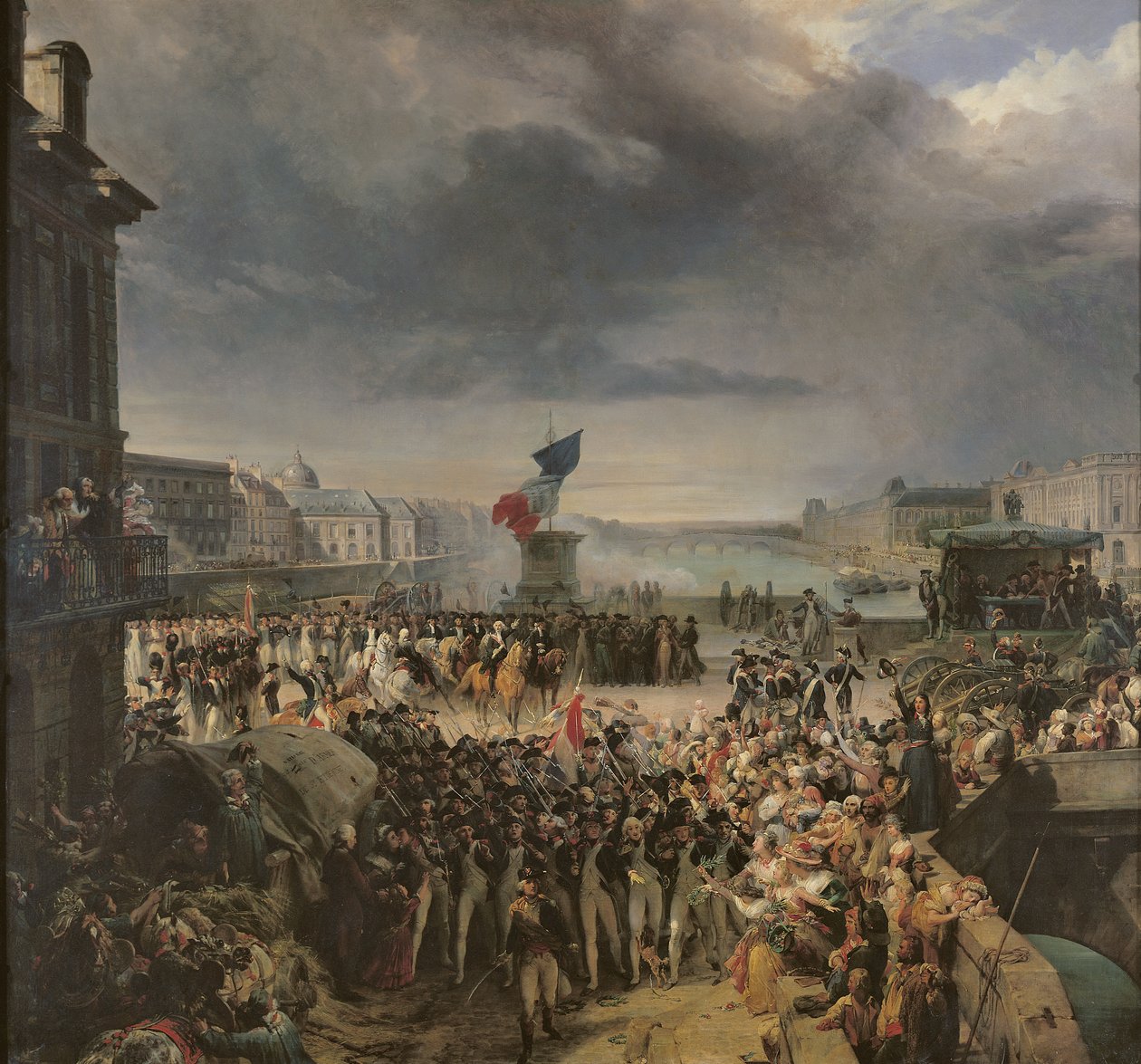 The Garde Nationale de Paris Leaves to Join the Army in September 1792, c.1833-36 by Léon Cogniet