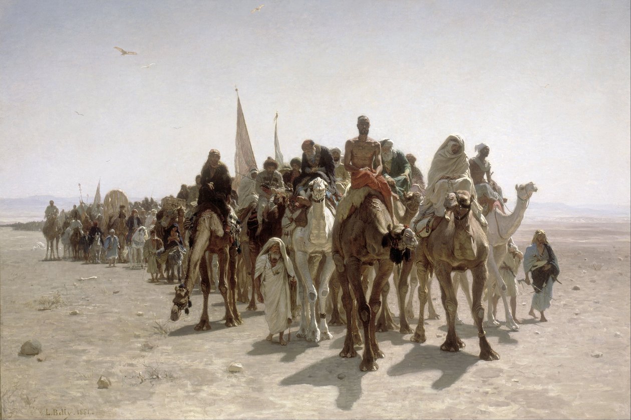 Pilgrims Going to Mecca by Léon Belly