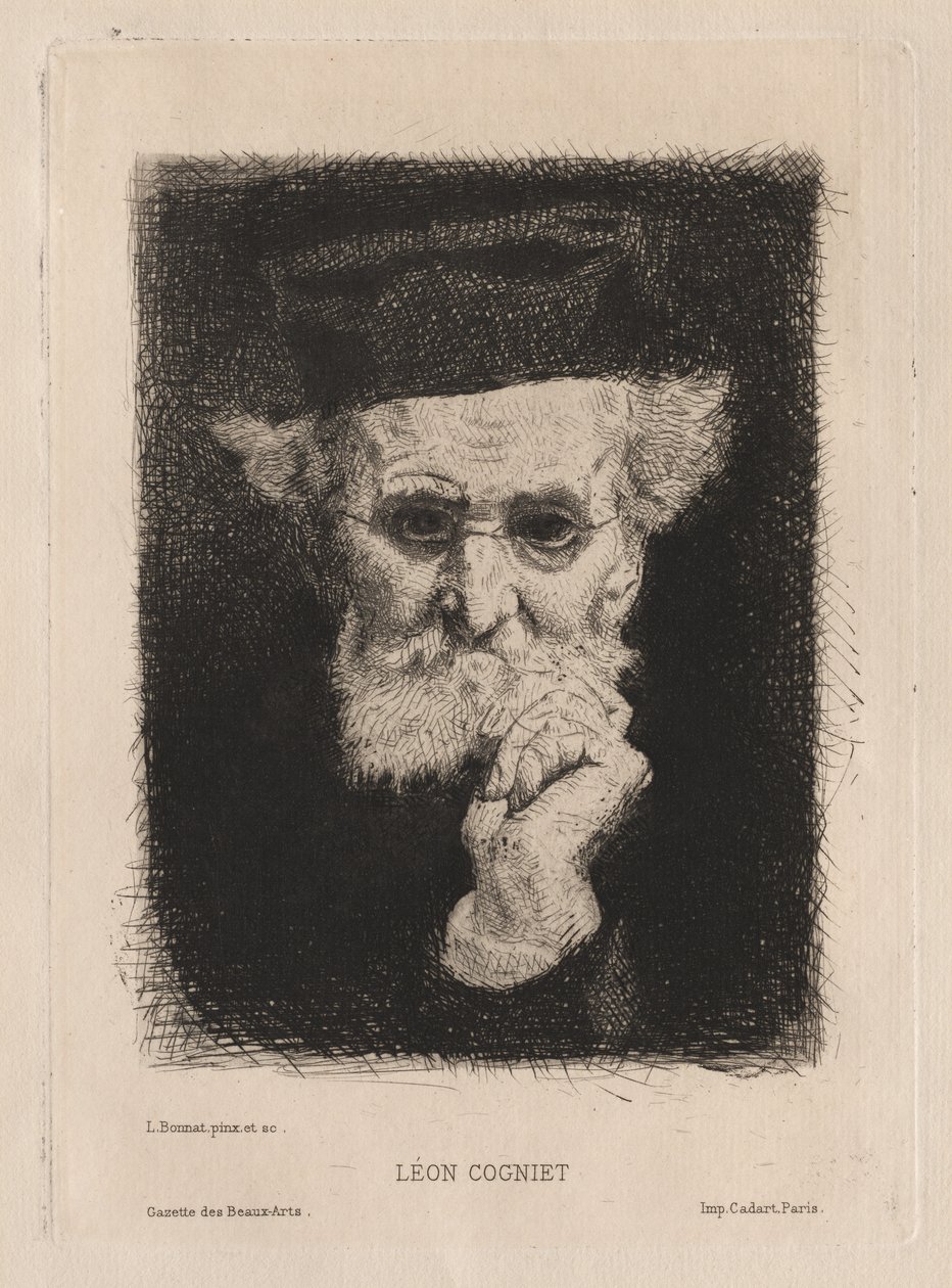 Léon Cogniet by Léon Bonnat