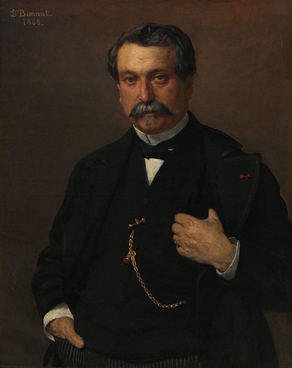 Portrait of a Man, 1868 by Léon Bonnat