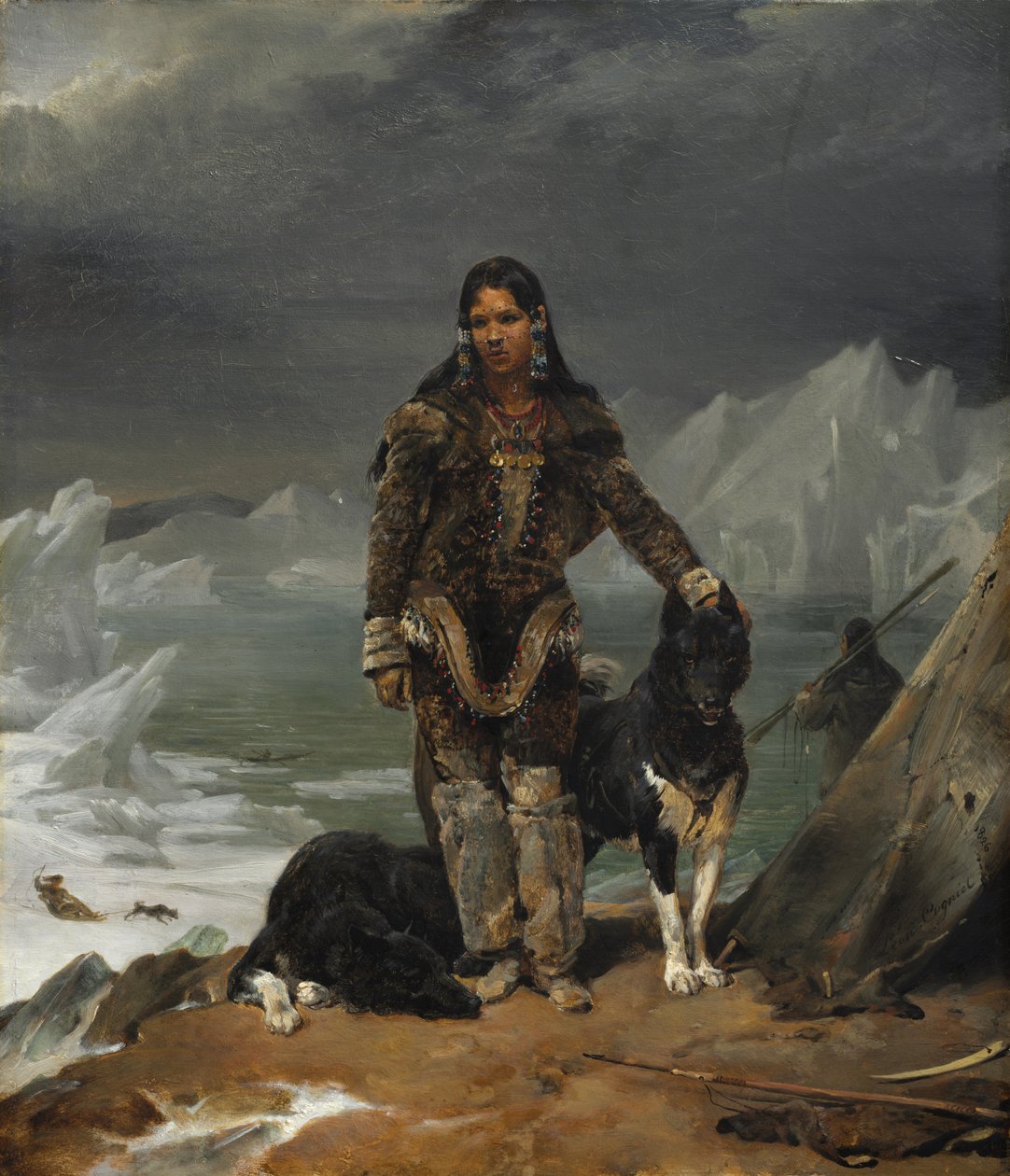 A Woman from the Land of Eskimos by Léon Cogniet
