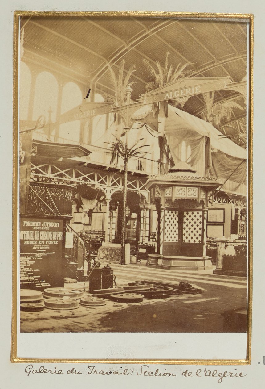 Gallery of Labor, Algeria Section by Léon and Lévy