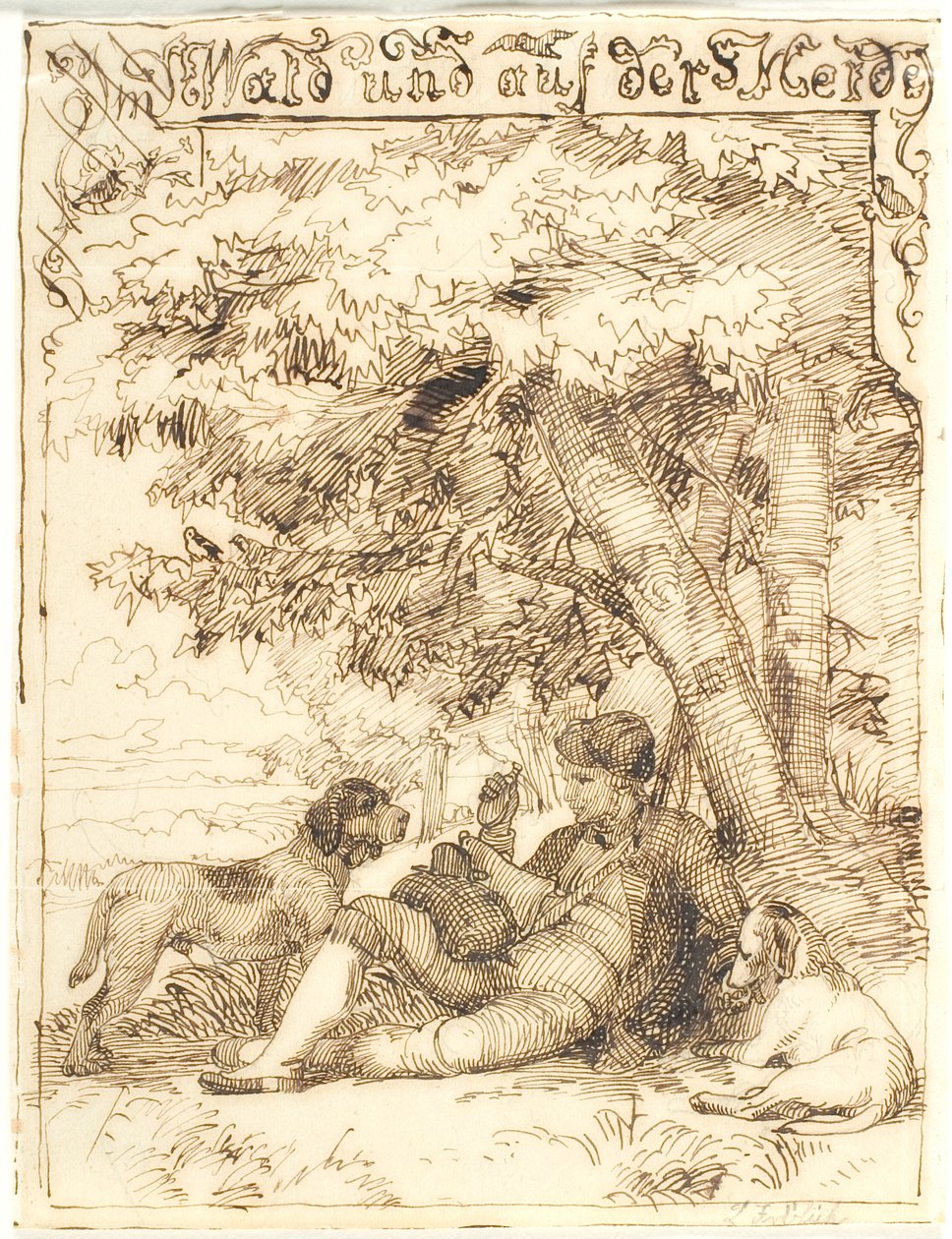In the Forest and on the Heath by Lorenz Frølich