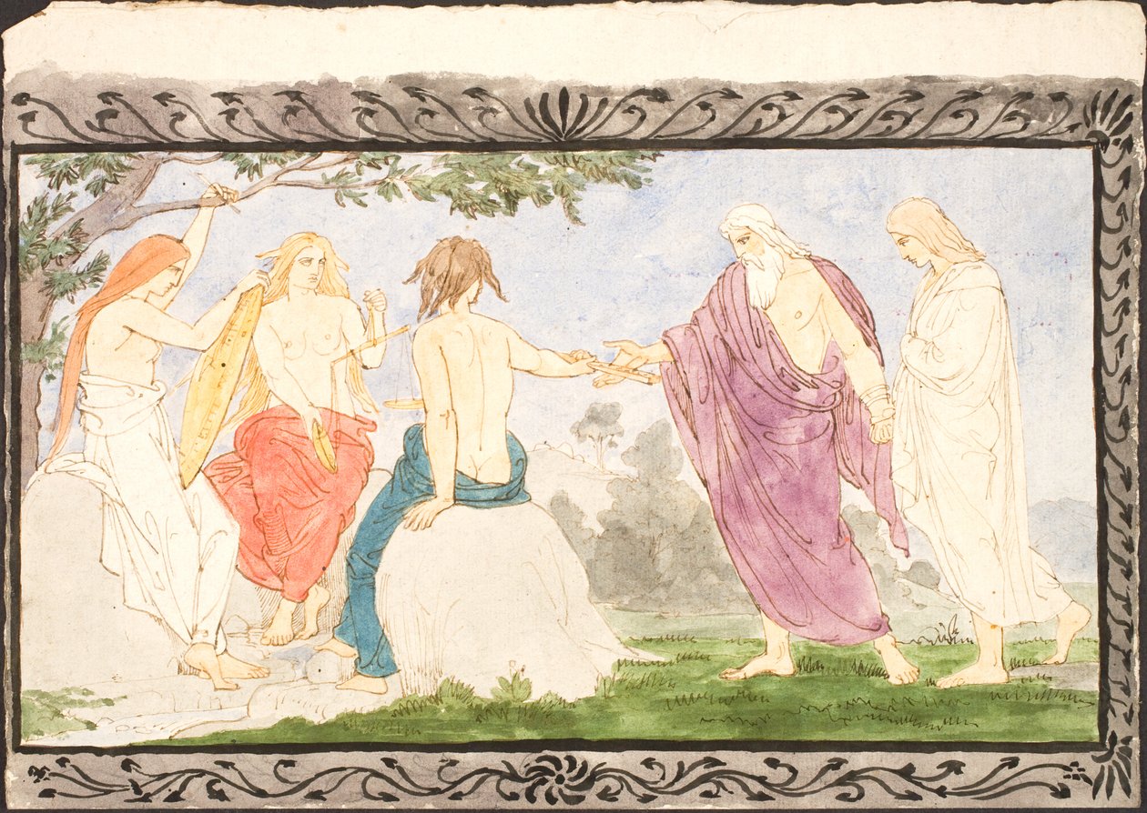 Mythological Scenes and Sketches by Lorenz Frølich