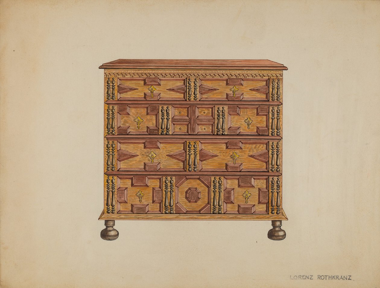 Chest of Drawers by Lorenz Rothkranz