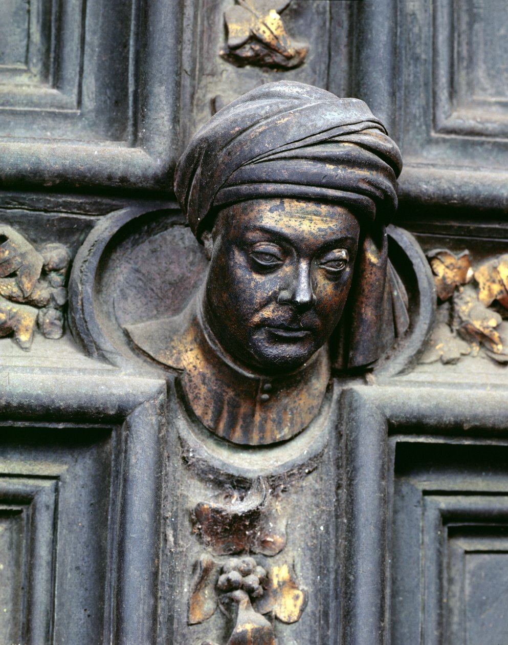 Self Portrait (detail) by Lorenzo Ghiberti