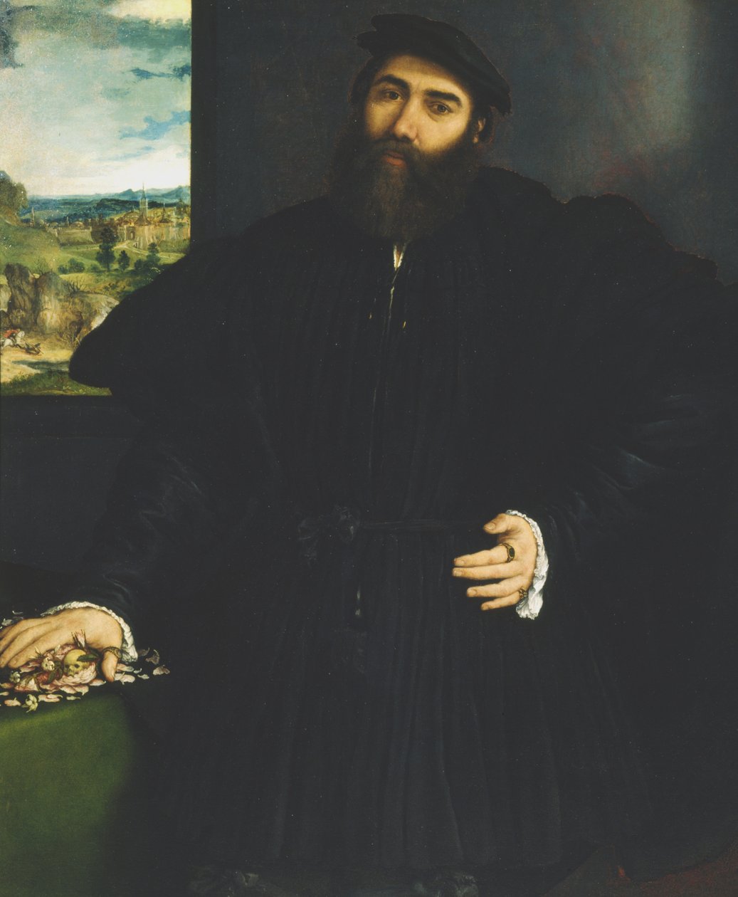 Portrait of a Gentleman by Lorenzo Lotto